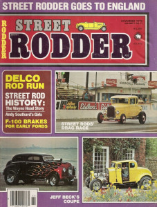 STREET RODDER 1976 NOV - RODS & GIRLS, F-100 BRAKES 4 RODS, STREET ROD DRAGS